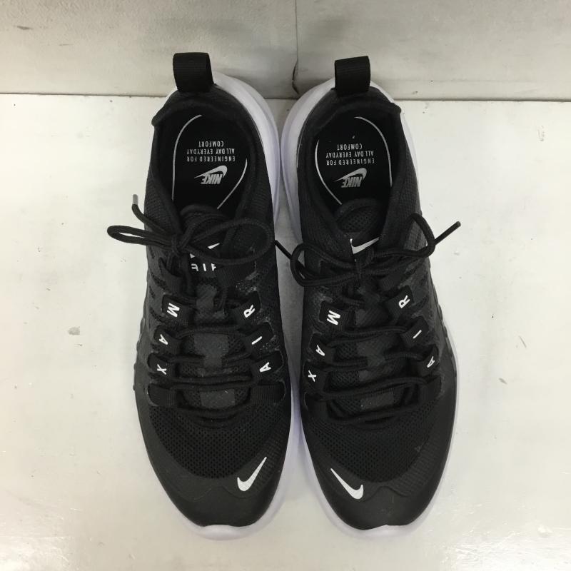 ナイキ NIKE スニーカー スニーカー AA2168-002 エア マックス アクシス 23.0cm ロゴ、文字 黒 / ブラック / X 白 / ホワイト /  レディース USED 古着 中古 10137581