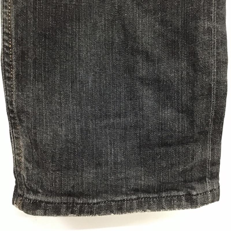 ディーゼル DIESEL パンツ デニム、ジーンズ デニムパンツ ストレートパンツ ワイドパンツ カジュアルパンツ 34 無地 黒 / ブラック /  メンズ USED 古着 中古 10115712