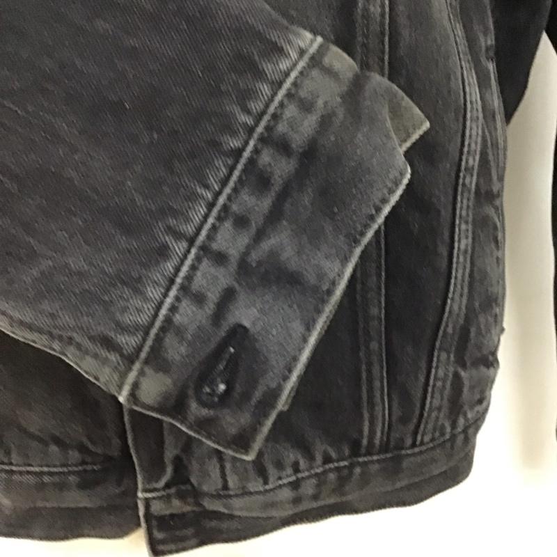 リーバイストラウスアンドコー Levi Strauss & co. ジャケット、上着 ジャケット、ブレザー デニムジャケット Gジャン 長袖ジャケット 裏地ボア アウター M 無地 黒 / ブラック /  メンズ USED 古着 中古 10119215