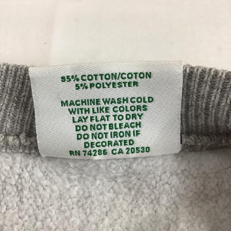 ケルスポーツ KELLSPORT トレーナー 長袖 長袖トレーナー スウェット クルーネック リブスウェットカットソー 90s usa製 L ロゴ、文字 灰 / グレー /  メンズ USED 古着 中古 10124848