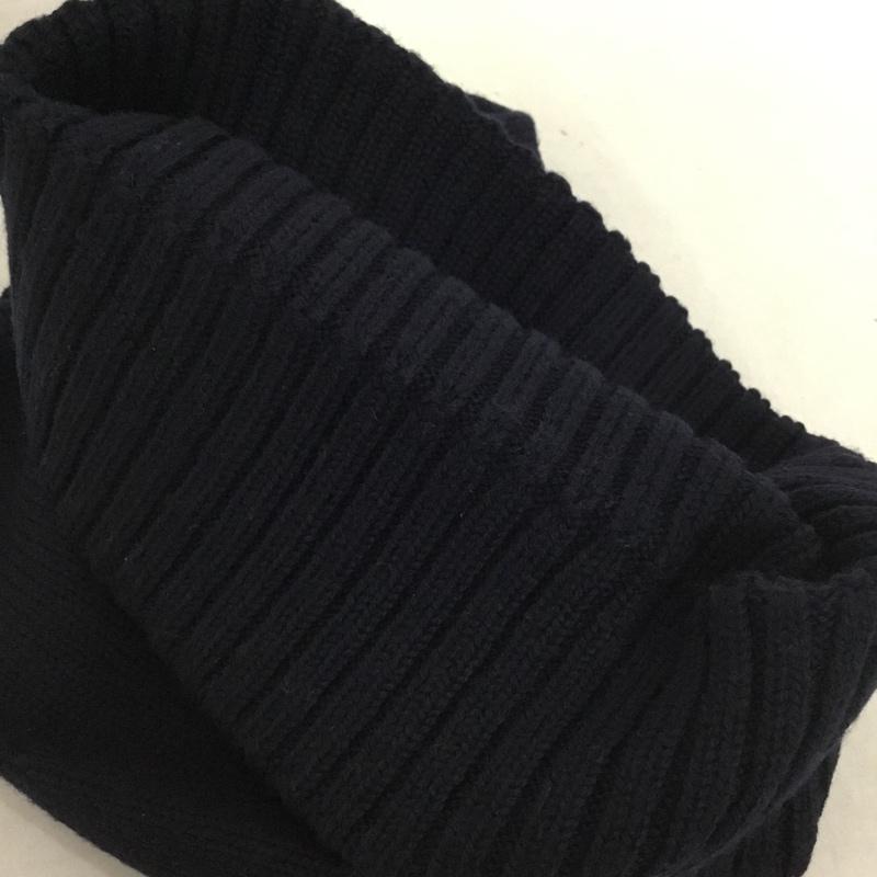 グッチ GUCCI 帽子 ニット帽 箱有 GG ワンポイント 紺 / ネイビー / X 赤 / レッド /  メンズ USED 古着 中古 10144330