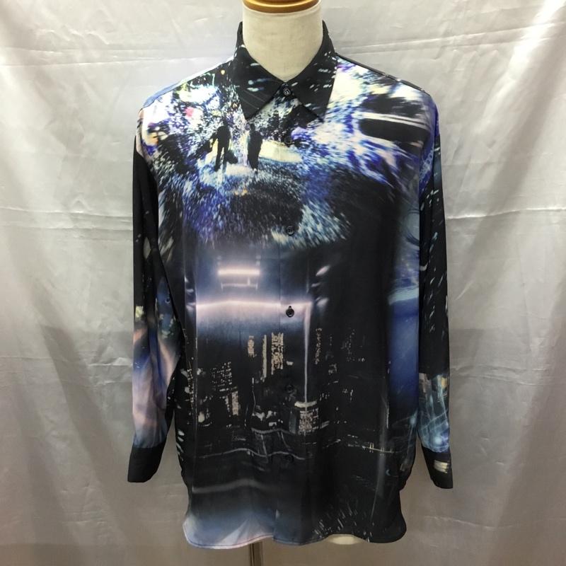 ハレ HARE シャツ、ブラウス 長袖 HA020013LE HARE × 攻殻機動隊 Patterned Drape Shirt D929 FREE プリント マルチカラー / マルチカラー /  メンズ USED 古着 中古 10111850