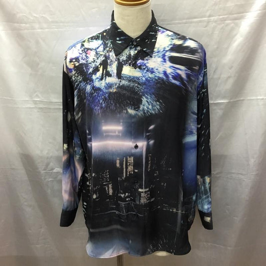 ハレ HARE シャツ、ブラウス 長袖 HA020013LE HARE × 攻殻機動隊 Patterned Drape Shirt D929 FREE プリント マルチカラー / マルチカラー /  メンズ USED 古着 中古 10111850