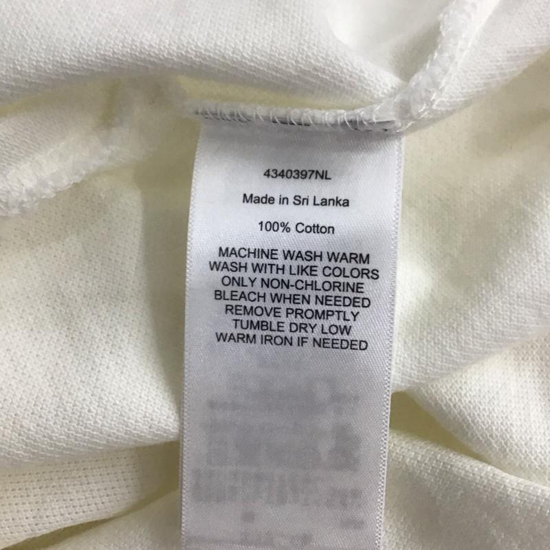 ポロバイラルフローレン Polo by RALPH LAUREN ポロシャツ 半袖 半袖ポロシャツ 半袖カットソー カラーシャツ M ロゴ、文字 白 / ホワイト /  メンズ USED 古着 中古 10130049