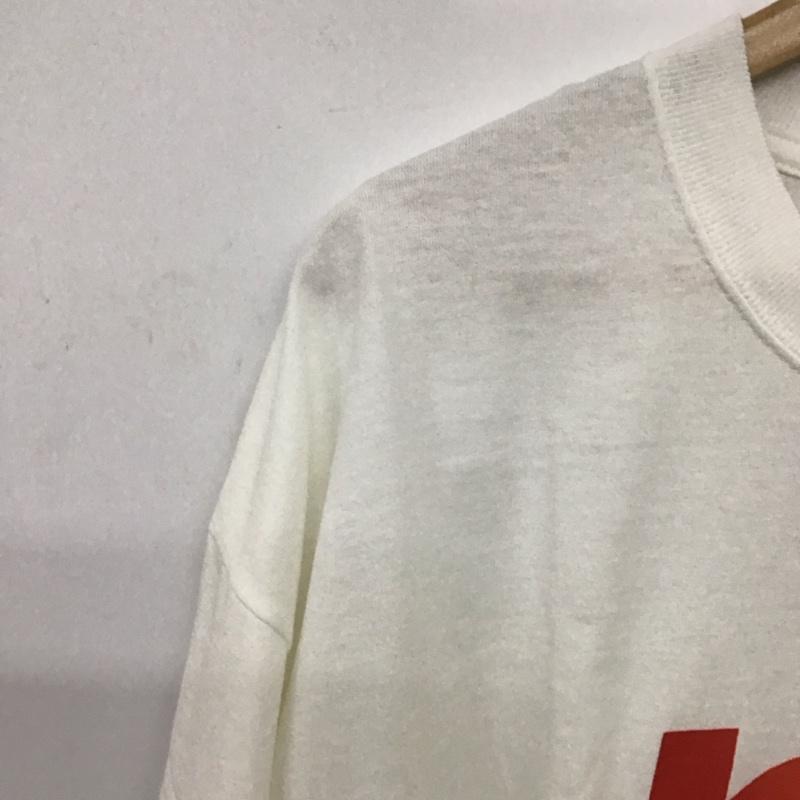 イウ゛ォーク EVOKE Tシャツ 半袖 半袖カットソー プリントTシャツ クルーネックカットソー XL プリント 白 / ホワイト /  メンズ USED 古着 中古 10148380