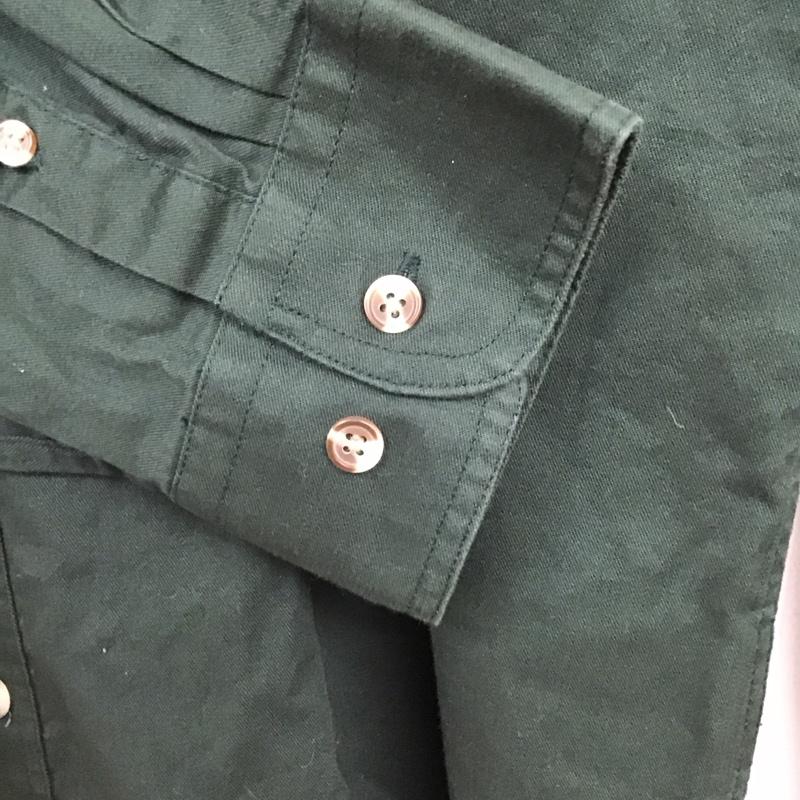 ハードロックカフェ HARD ROCK CAFE シャツ、ブラウス 長袖 ボタンダウンシャツ L 無地 緑 / グリーン /  メンズ USED 古着 中古 10128563