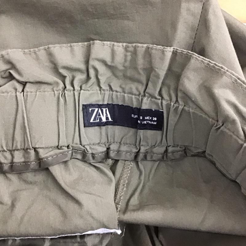 ザラ ZARA ボトムス ボトムス 753 040 505 ジョガーパンツ S 無地 カーキ / カーキ /  レディース USED 古着 中古 10112985