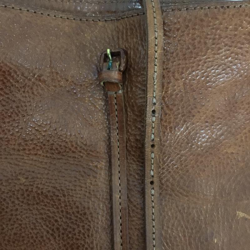 ゲンテン genten トートバッグ トートバッグ レザー 無地 茶 / ブラウン /  レディース USED 古着 中古 10129113