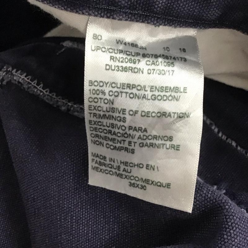 ディッキーズ Dickies パンツ ワークパンツ、ペインターパンツ ワークパンツ ワイドパンツ カジュアルパンツ 36インチ ロゴ、文字 紺 / ネイビー /  メンズ USED 古着 中古 10138943