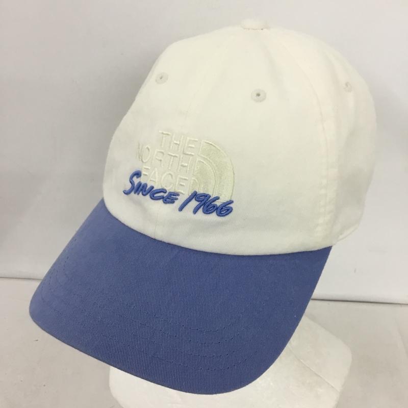 ザノースフェイス THE NORTH FACE 帽子 キャップ NE3CR00E ONE SIZE ロゴ、文字 白 / ホワイト / X 水色 / ライトブルー /  メンズ USED 古着 中古 10148838
