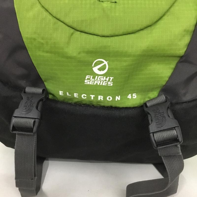 ザノースフェイス THE NORTH FACE リュックサック、デイパック リュックサック、デイバッグ ELECTRON 45 バックパック ロゴ、文字 薄緑 / ライトグリーン / X ダークグレー / ダークグレー /  メンズ USED 古着 中古 10149484