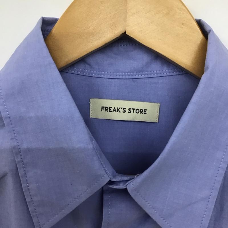 フリークスストア FREAK S STORE シャツ、ブラウス 長袖 長袖シャツ 無地シャツ カラーシャツ S 無地 水色 / ライトブルー /  メンズ USED 古着 中古 10132394