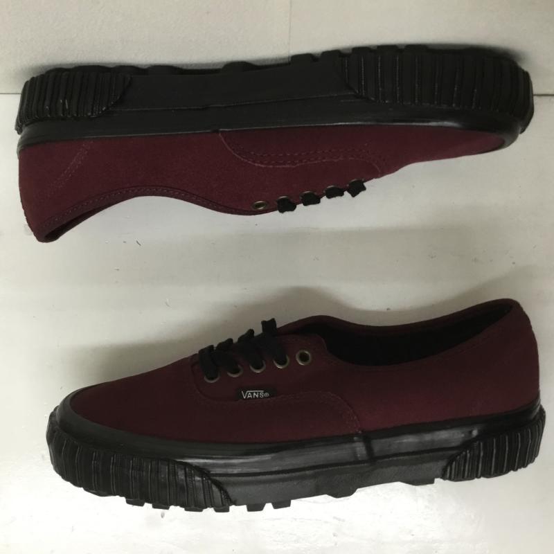 バンズ VANS スニーカー スニーカー ANAHEIM FACTORY AUTHENTIC 44 LUG DX SUEDE PORT VN0005U4PRT1 26.5cm えんじ / ワインレッド / X 黒 / ブラック /  メンズ USED 古着 中古 10108129