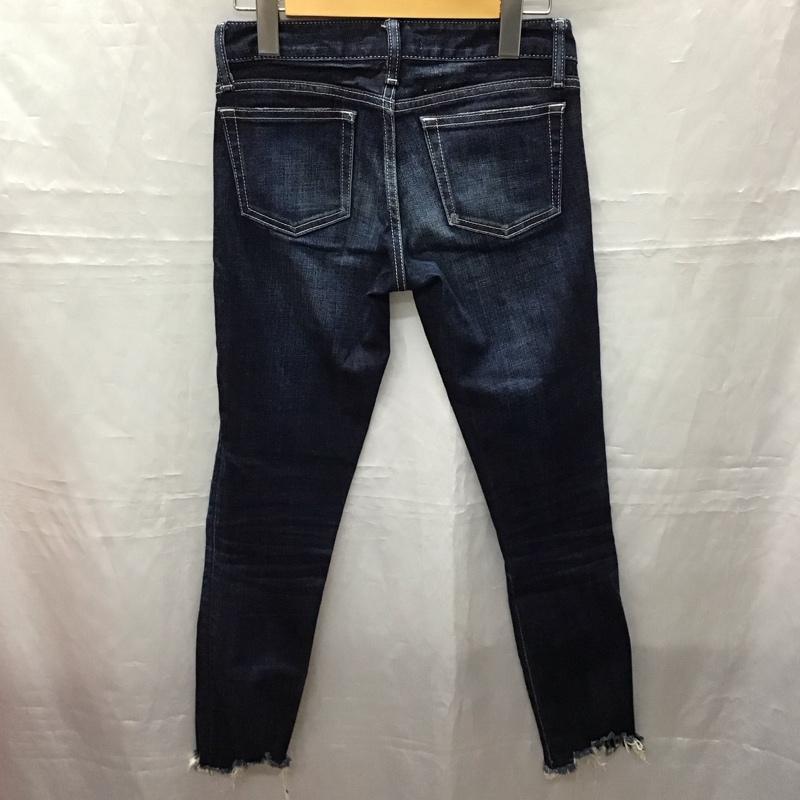 マウジー MOUSSY パンツ デニム、ジーンズ 029ASA12-0010 カットオフデニム スリムパンツ ストレッチパンツ 無地 インディゴ / インディゴ /  レディース USED 古着 中古 10116935