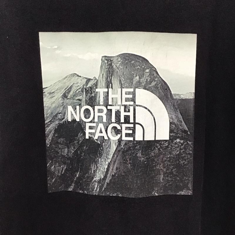 ザノースフェイス THE NORTH FACE Tシャツ 半袖 nt32036 Tシャツ 半袖カットソー プリントTシャツ S ロゴ、文字 黒 / ブラック /  メンズ USED 古着 中古 10134596