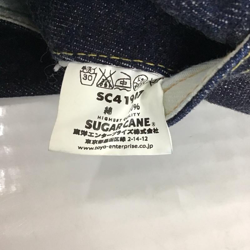 シュガーケーン SUGAR CANE パンツ デニム、ジーンズ W34 L34 1947 ボタンフライ 34インチ 無地 インディゴ / インディゴ /  メンズ USED 古着 中古 10113941