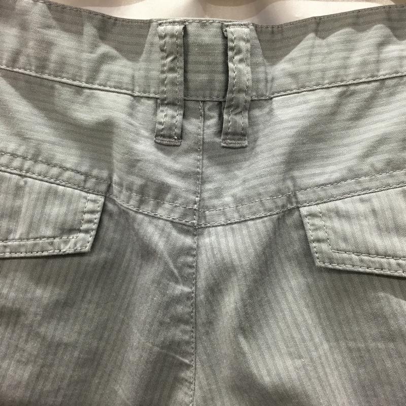 バーバリーブラックレーベル BURBERRY BLACK LABEL パンツ スラックス スラックス ストライプパンツ スリムパンツ カジュアルパンツ ストライプ 灰 / グレー /  メンズ USED 古着 中古 10117707