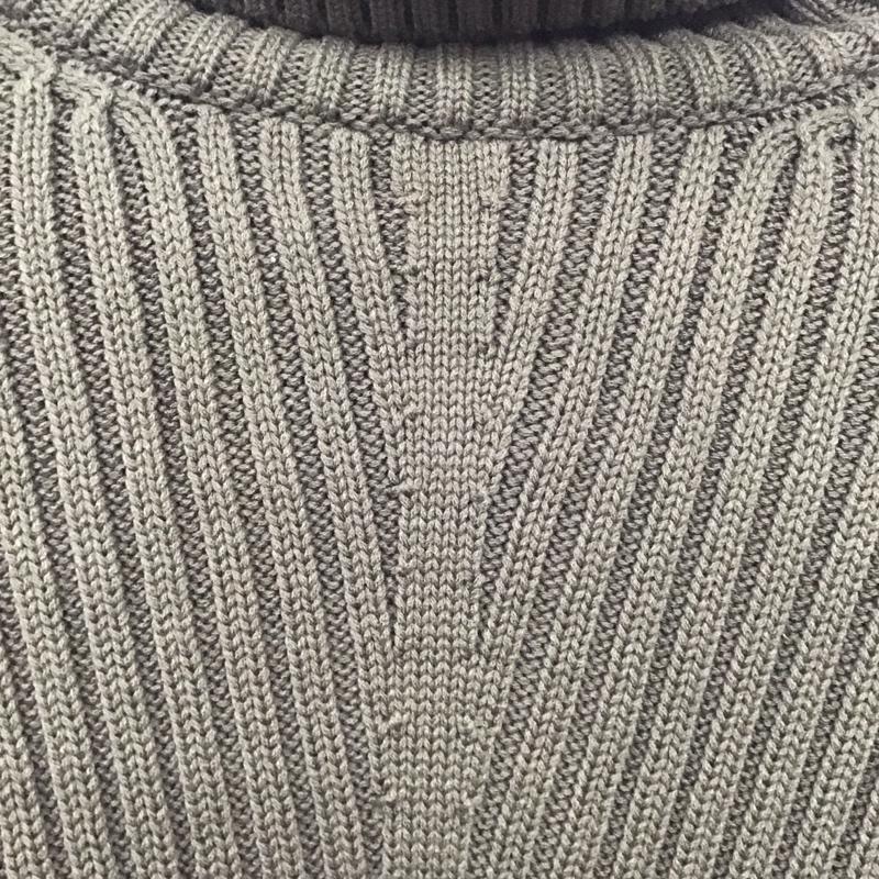 ザラ ZARA ニット、セーター 長袖 6771 142 505 クロップド丈 リブ タートルネック タグ付き M 無地 カーキ / カーキ /  レディース USED 古着 中古 10131300
