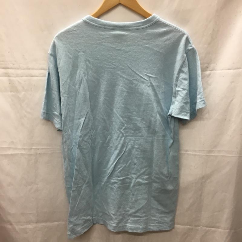 チャンピオン Champion Tシャツ 半袖 L 無地 水色 / ライトブルー /  メンズ USED 古着 中古 10110600