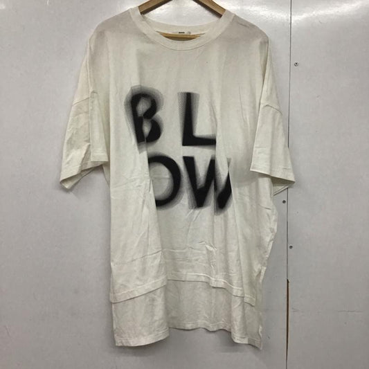 オズモーシス OSMOSIS カットソー 半袖 ONE SIZE ロゴ、文字 X プリント 白 / ホワイト /  レディース USED 古着 中古 10144266