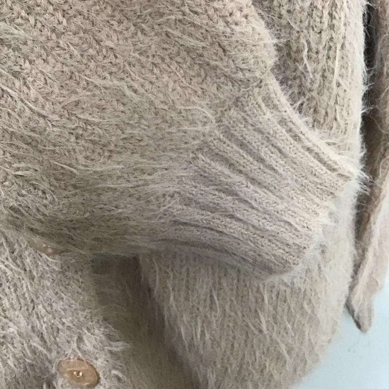 マジェスティックレゴン MAJESTIC LEGON カーディガン 長袖 1027020221 シャギーミディカーディガン タグ付き M 無地 桃 / ピンク /  レディース USED 古着 中古 10122546