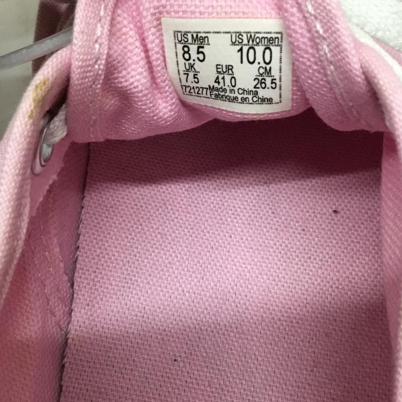 バンズ VANS スニーカー スニーカー 721277 26.5cm チェック 26.5cm ロゴ、文字 桃 / ピンク /  メンズ USED 古着 中古 10106528