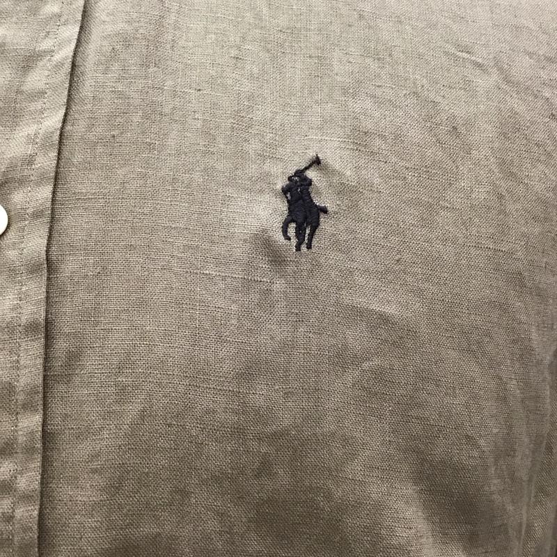ポロバイラルフローレン Polo by RALPH LAUREN シャツ、ブラウス 長袖 XS 無地 ベージュ / ベージュ /  メンズ USED 古着 中古 10122017