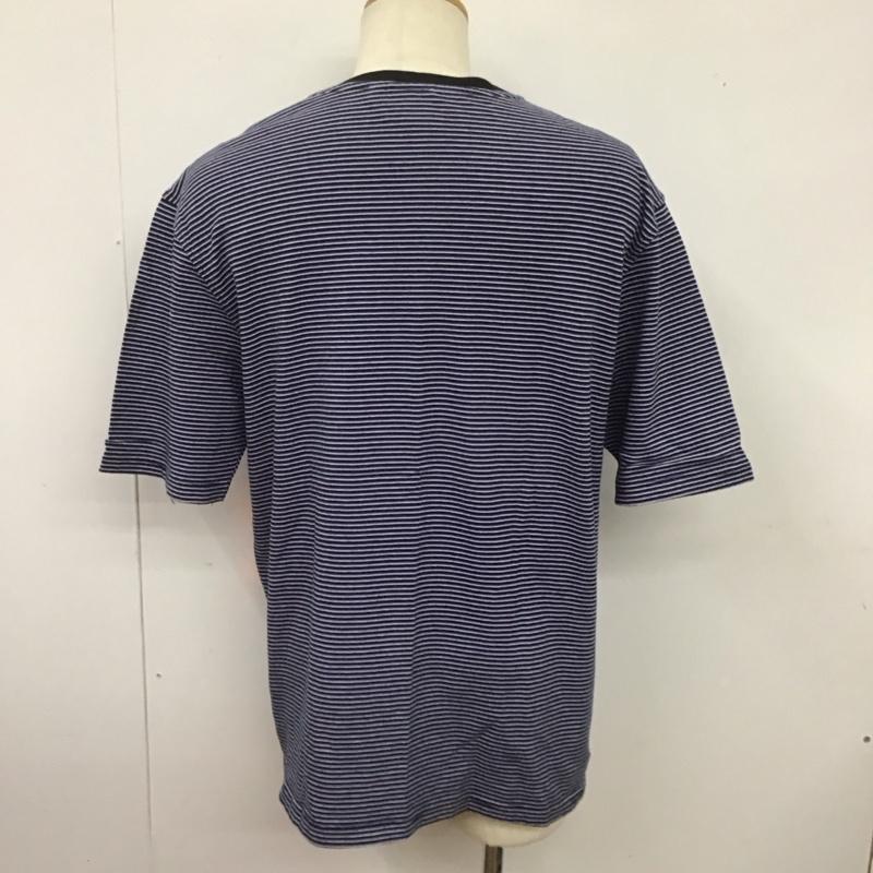 ステューシー STUSSY Tシャツ 半袖 半袖カットソー プリントTシャツ クルーネックカットソー XL ボーダー柄 マルチカラー / マルチカラー /  メンズ USED 古着 中古 10125473