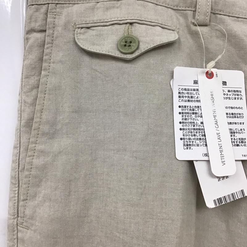 ラコステ LACOSTE パンツ チノパン チノパン ワイドパンツ カジュアルパンツ ストレートパンツ 無地 ベージュ / ベージュ /  メンズ USED 古着 中古 10111633