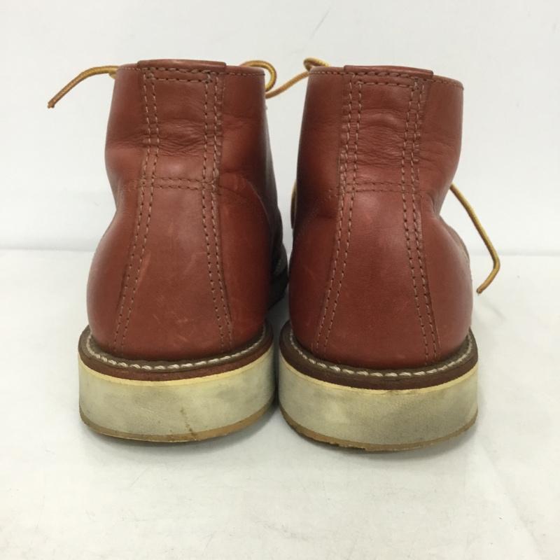 レッドウィング RED WING ブーツ ショートブーツ 3139 クラシック チャッカ 8 1/2D 26.5cm 26.5cm 無地 茶 / ブラウン /  メンズ USED 古着 中古 10143020