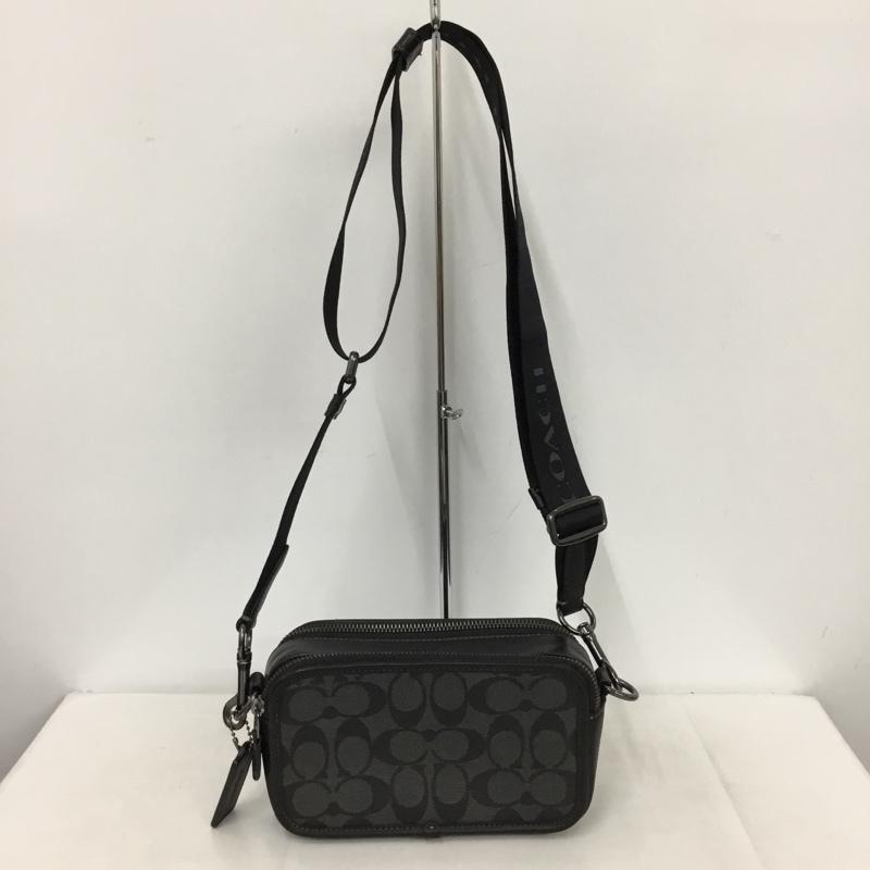 コーチ COACH ショルダーバッグ ショルダーバッグ CM109 シグネチャー ロゴ、文字 黒 / ブラック /  メンズ USED 古着 中古 10149243