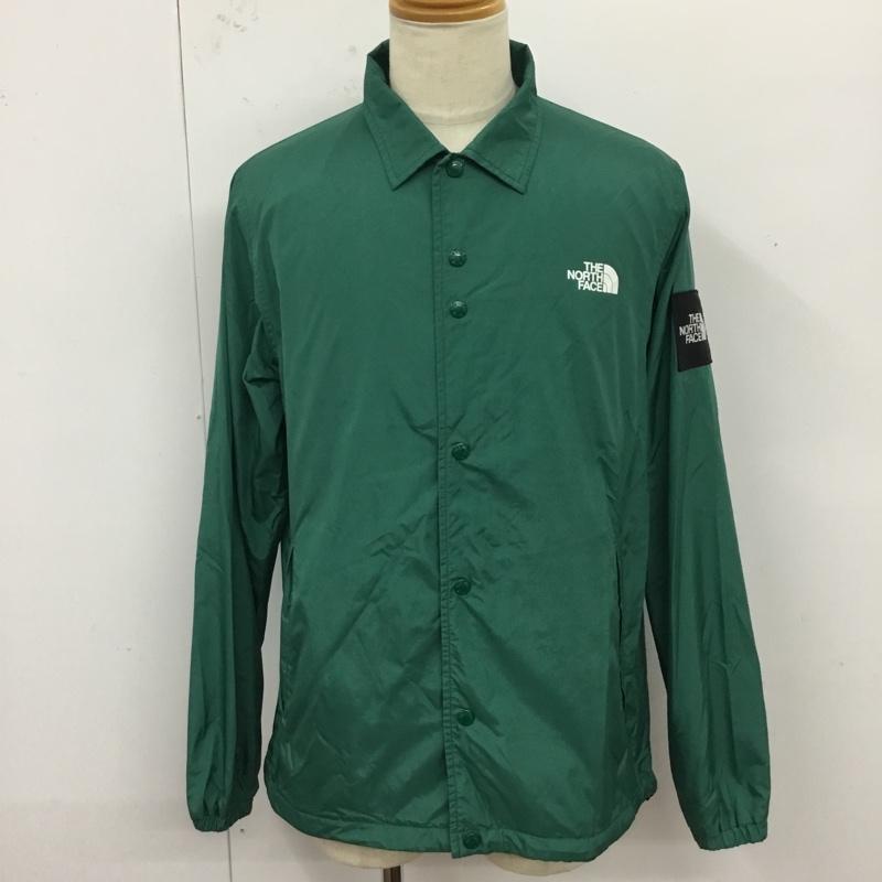 ザノースフェイス THE NORTH FACE ジャケット、上着 ジャケット、ブレザー np22030 コーチジャケット ナイロンジャケット アウター XL ロゴ、文字 緑 / グリーン /  メンズ USED 古着 中古 10120848