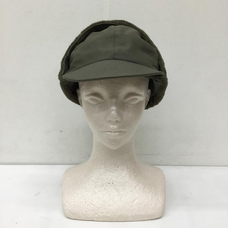 ユーズドクロージング used clothes 帽子 キャップ ドイツ軍　パイロットキャップ 無地 カーキ / カーキ /  メンズ USED 古着 中古 10136550