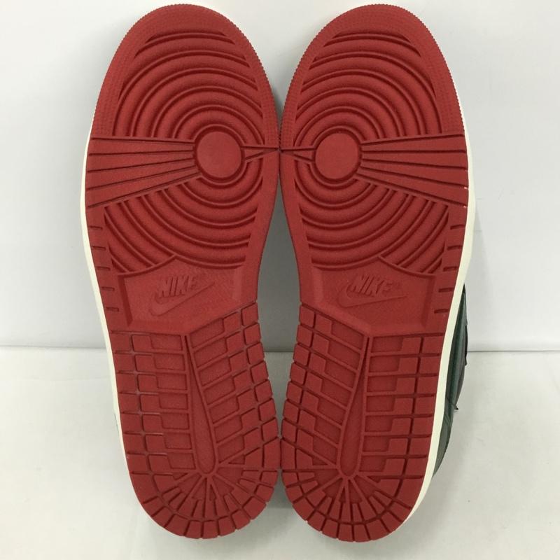 ナイキ NIKE スニーカー スニーカー CZ0775 036 WMNS AIR JORDAN 1 RETRO LOW OG 28cm 箱有 28.0cm ロゴ、文字 黒 / ブラック / X 赤 / レッド / X 緑 / グリーン /  メンズ USED 古着 中古 10124854