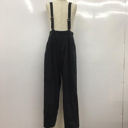 ワイズフォーメン Y s for men ボトムス ボトムス サスペンダー付きパンツ コットン M 無地 黒 / ブラック /  メンズ USED 古着 中古 10107980