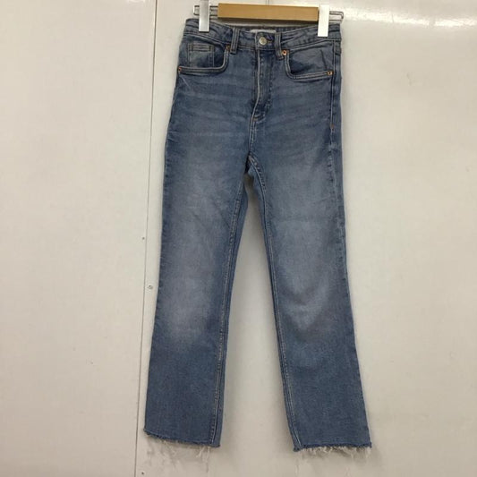 ザラ ZARA パンツ デニム、ジーンズ 32インチ 無地 水色 / ライトブルー /  レディース USED 古着 中古 10131858