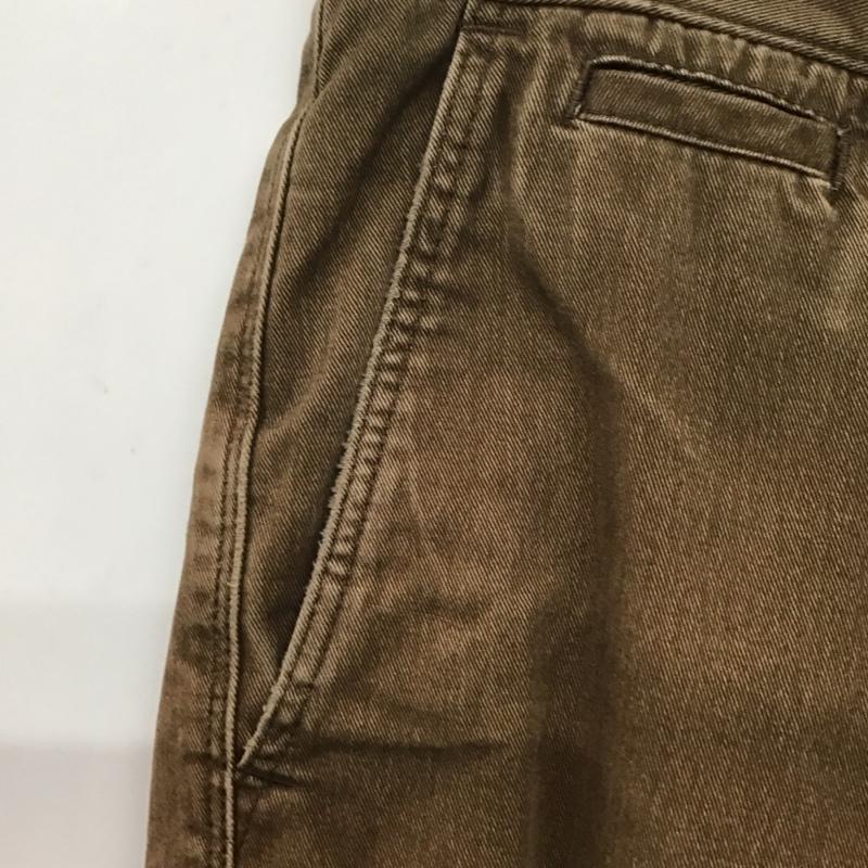 エディーバウアー Eddie Bauer パンツ デニム、ジーンズ デニムパンツ ワイドパンツ カジュアルパンツ 33インチ 無地 茶 / ブラウン /  メンズ USED 古着 中古 10139562