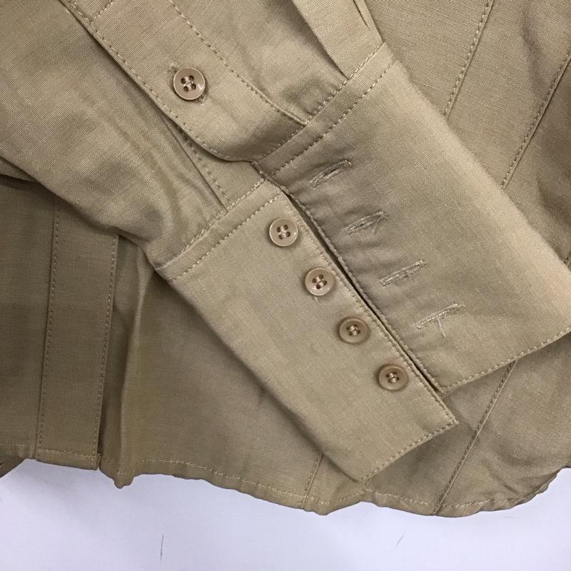 マウジー MOUSSY シャツ、ブラウス 長袖 010AAH30-7990 FREE 無地 ベージュ / ベージュ /  レディース USED 古着 中古 10131091