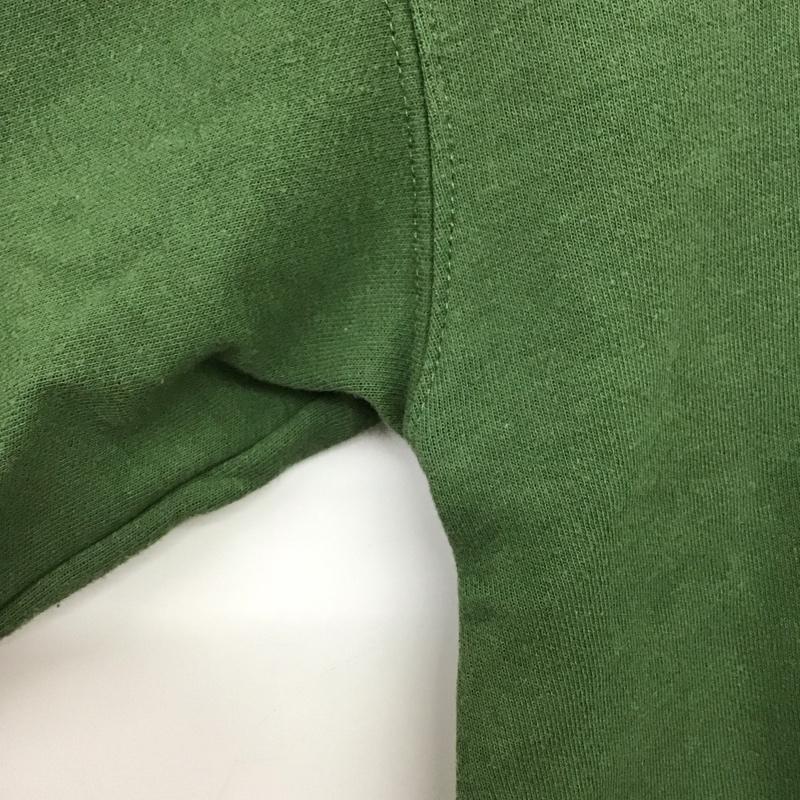 サマンサモスモス Samansa Mos2 トレーナー 長袖 1211824 スウェット プリント FREE ロゴ、文字 緑 / グリーン / X 茶 / ブラウン /  レディース USED 古着 中古 10144142