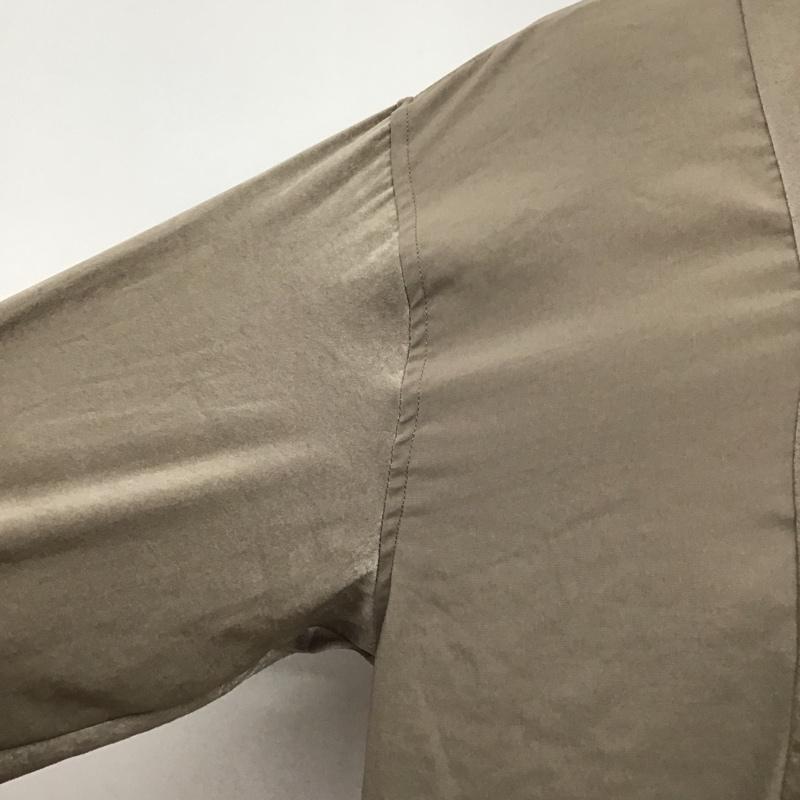 ハレ HARE シャツ、ブラウス 長袖 長袖シャツ カラーシャツ 無地シャツ 長袖カットソー M 無地 茶 / ブラウン /  メンズ USED 古着 中古 10119018