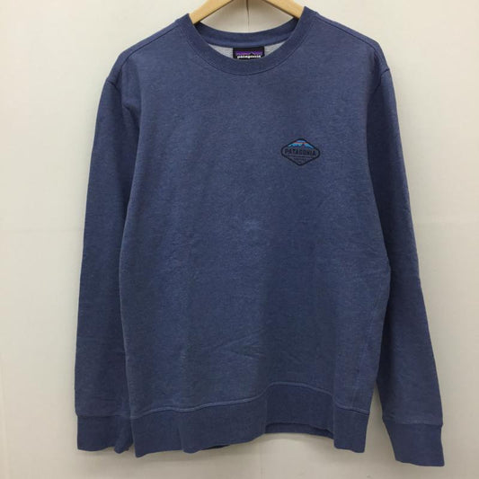 パタゴニア patagonia トレーナー 長袖 39423FA15 S プリント 青 / ブルー /  メンズ USED 古着 中古 10141442