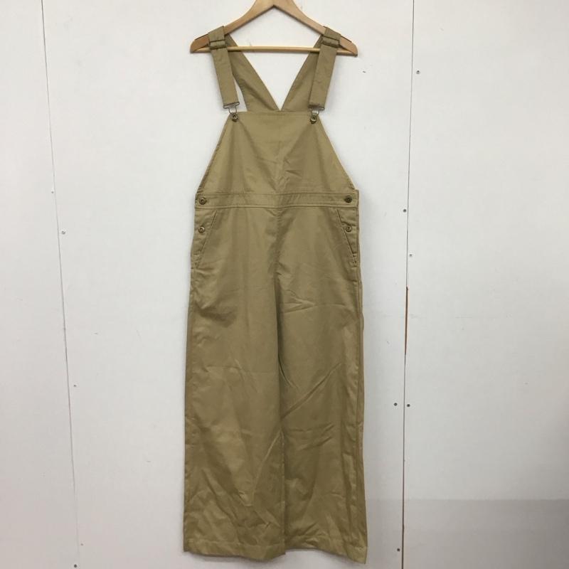 ニコアンド niko and... サロペット・オーバーオール サロペット、オーバーオール オーバーオール つなぎ オールインワン 4 無地 ベージュ / ベージュ /  レディース USED 古着 中古 10142070