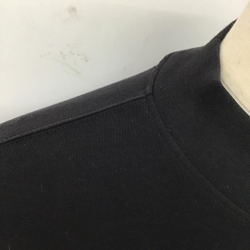 トミー ジーンズ TOMMY JEANS カットソー 長袖 長袖カットソー スタンドネックカットソー ロングスリーブカットソー M ロゴ、文字 黒 / ブラック /  メンズ USED 古着 中古 10112693