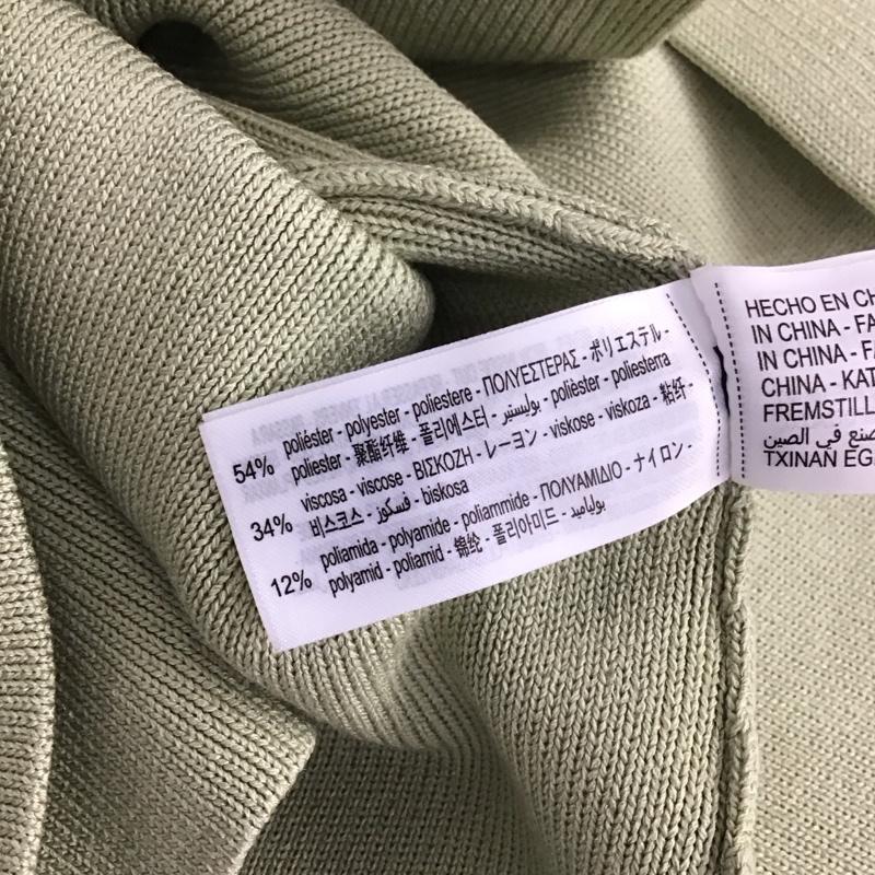 ザラ ZARA ジャケット、上着 ジャケット、ブレザー 4192 003 511 ノーカラー カーディガン M 無地 薄緑 / ライトグリーン /  レディース USED 古着 中古 10139583