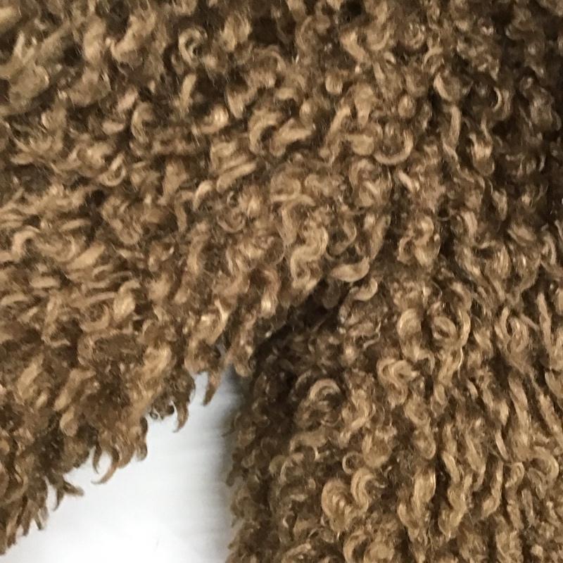 ザラ ZARA コート コート一般 6318 232 707 フェイクファー ボリュームコート XS 無地 茶 / ブラウン /  レディース USED 古着 中古 10133757