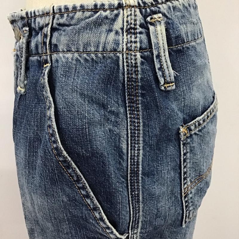 ラルフローレンデニム&サプライ RalphLauren Denim&Supply スカート ミニスカート WMDSDNMS4R00001 デニム 無地 青 / ブルー /  レディース USED 古着 中古 10120407