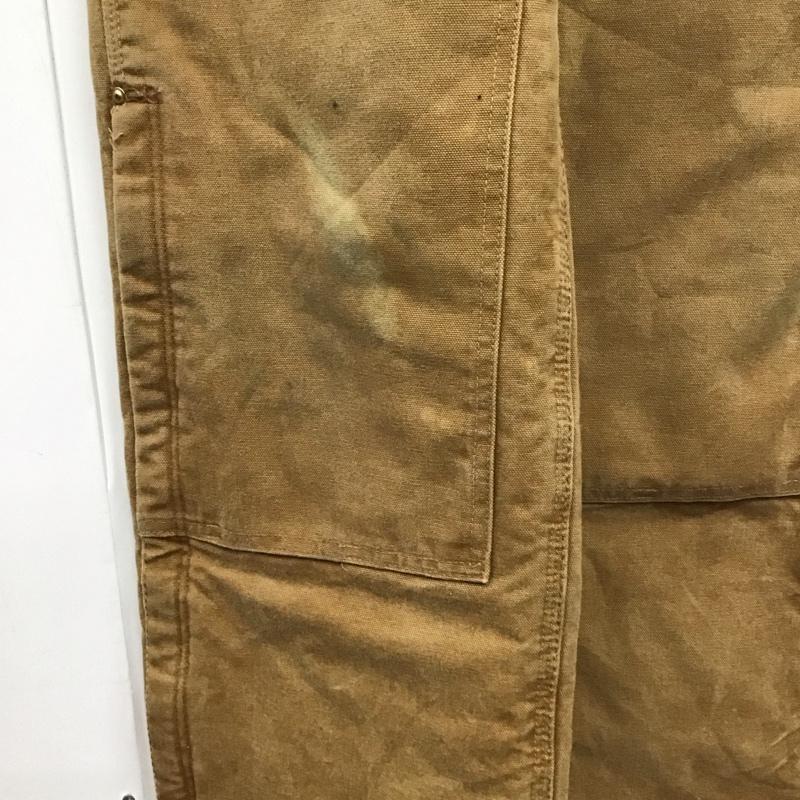 カーハート Carhartt サロペット・オーバーオール サロペット、オーバーオール R02 BRN ダックビブオーバーオール ロゴ、文字 茶 / ブラウン /  メンズ USED 古着 中古 10138675
