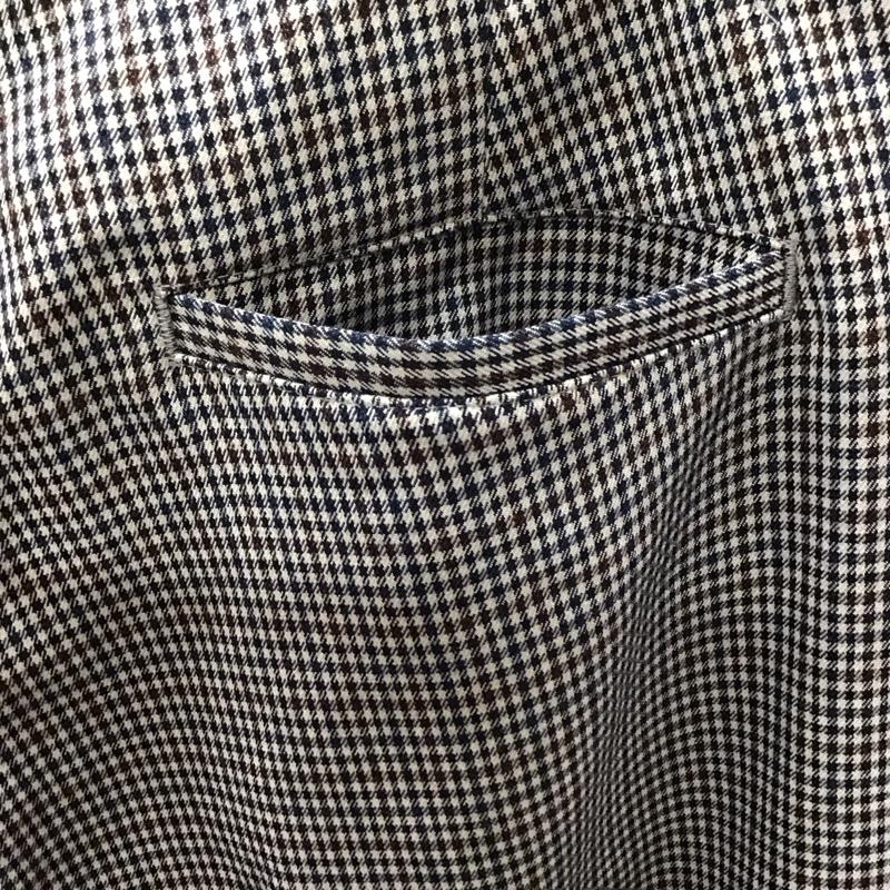 ハレ HARE パンツ ワークパンツ、ペインターパンツ スラックスパンツ ワイドパンツ カジュアルパンツ センタータックパンツ M チェック マルチカラー / マルチカラー /  メンズ USED 古着 中古 10113895