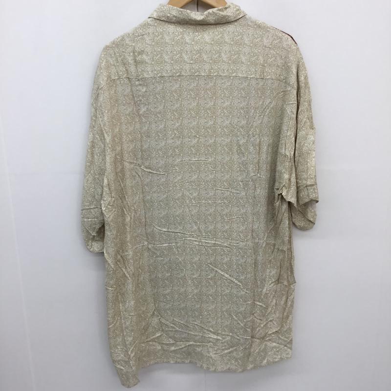 古着 USED シャツ、ブラウス 半袖 Morro Bay 半袖 アロハシャツ L 総柄 ベージュ / ベージュ /  メンズ USED 古着 中古 10129789