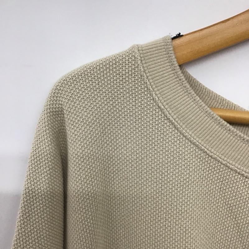 ニコアンド niko and... カットソー 長袖 ST95NC01AD バックヘンリーサーマルPO FREE 無地 ベージュ / ベージュ /  レディース USED 古着 中古 10142013